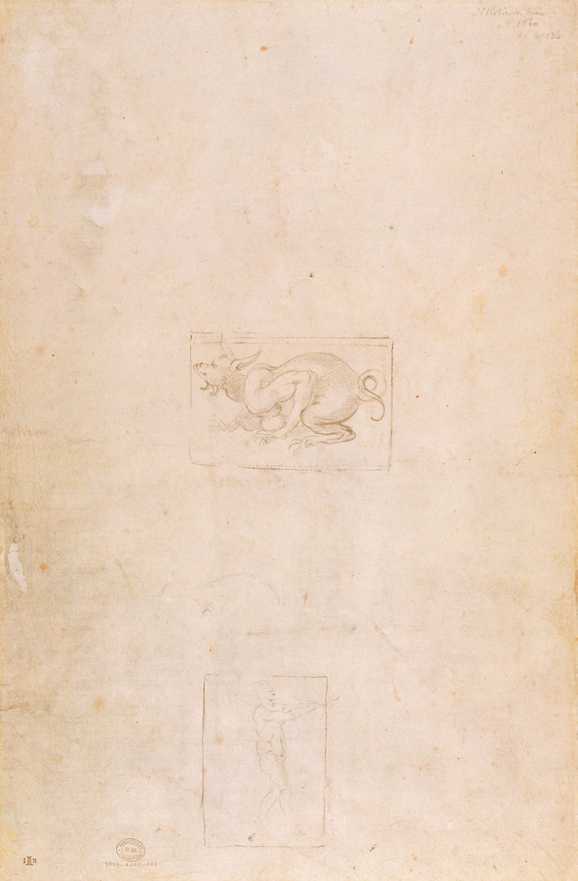 W.54 Lohikäärmetutkimus tekijältä Michelangelo Buonarroti