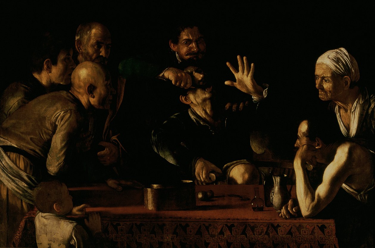Hampaanpoisto tekijältä Michelangelo Merisi Caravaggio