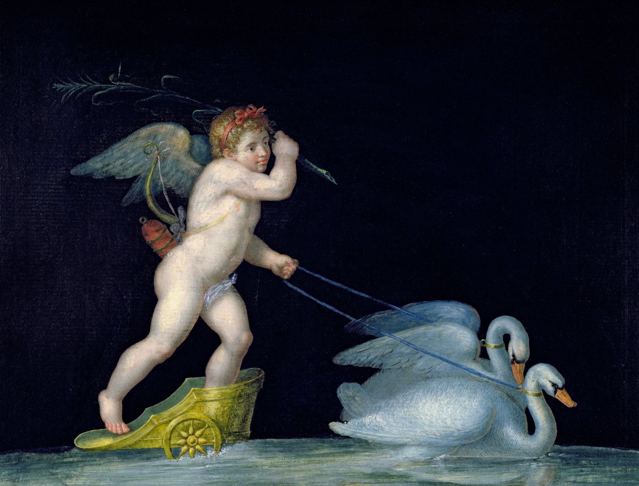 Amor joutsenparin johdolla tekijältä Michelangelo Maestri