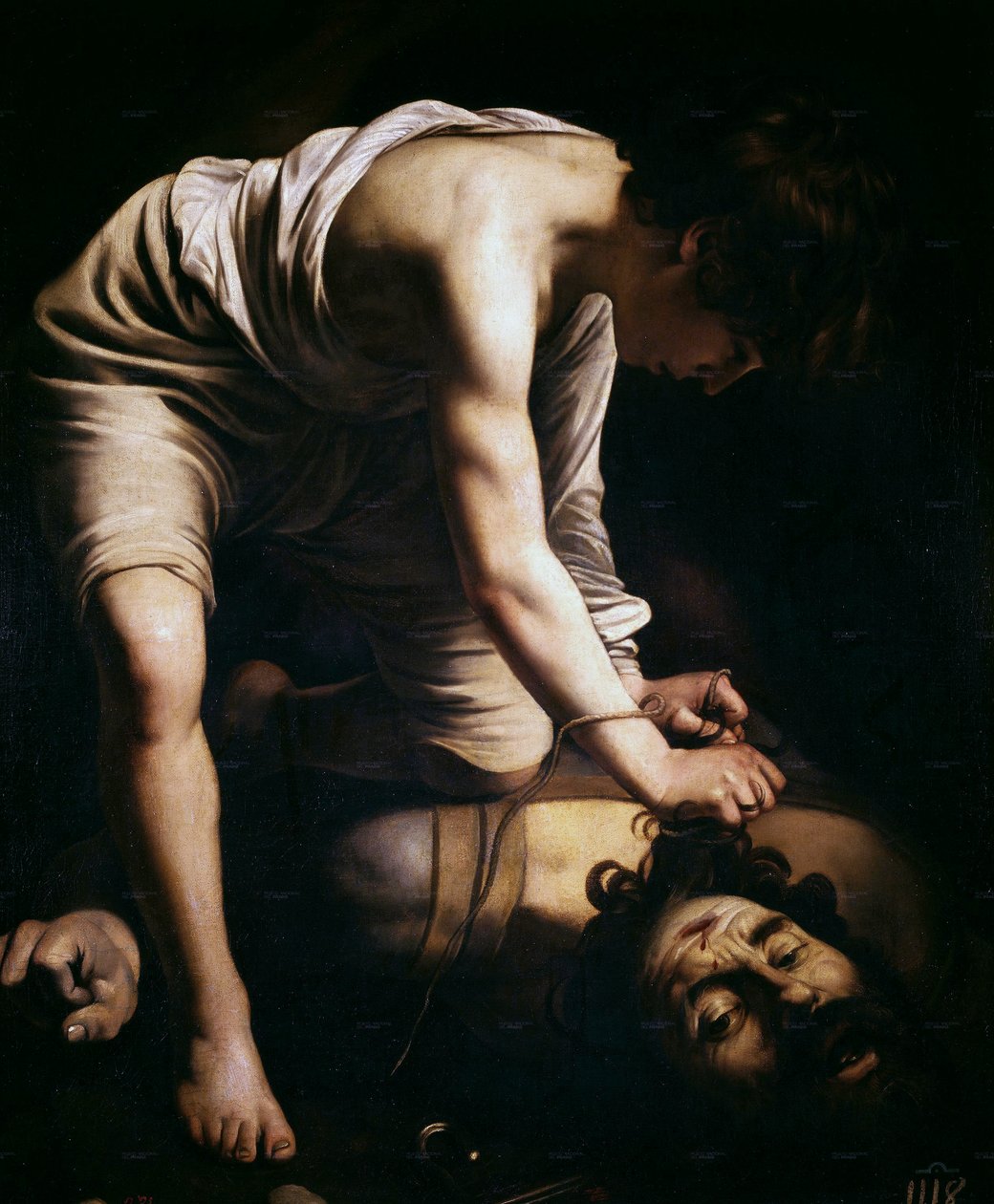 Daavid ja Goliath tekijältä Michelangelo Merisi Caravaggio