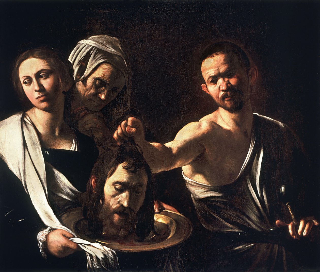 Salome Johannes Kastajan pään kanssa tekijältä Michelangelo Merisi Caravaggio