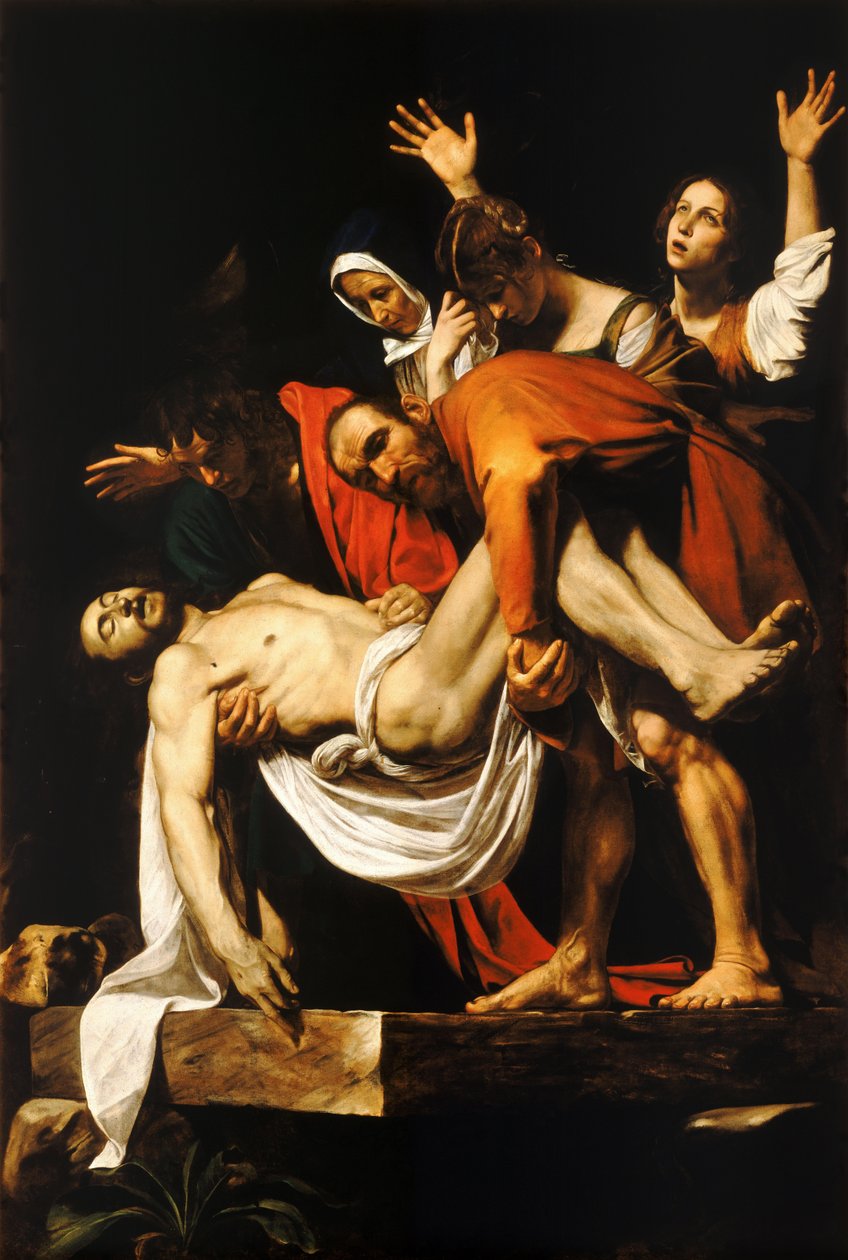 Kristuksen hautaus tekijältä Michelangelo Merisi Caravaggio