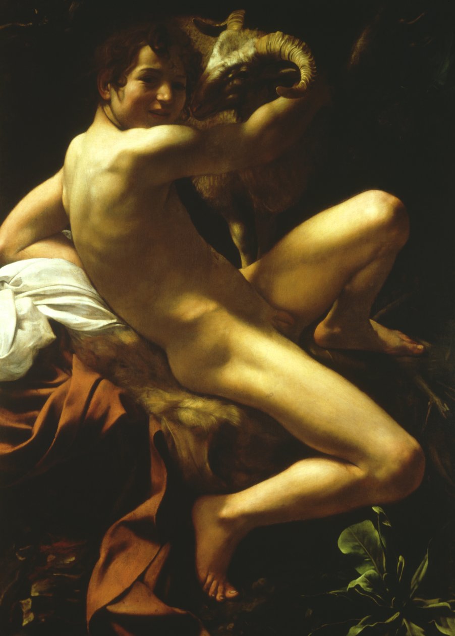 Pyhä Johannes Kastaja, 1602 tekijältä Michelangelo Merisi Caravaggio