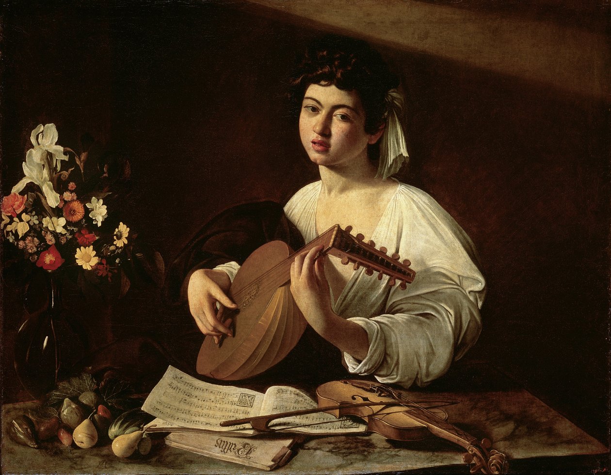 Huilunsoittaja, noin 1595 tekijältä Michelangelo Merisi Caravaggio