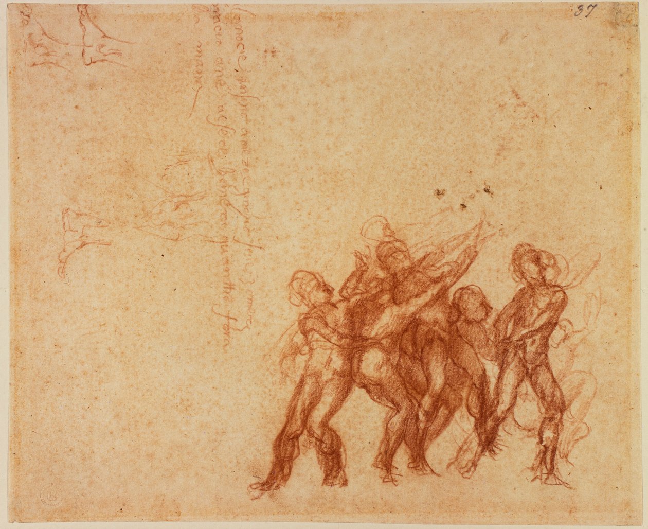 Alastonkuvia koskevat tutkimukset tekijältä Michelangelo (after) Buonarroti