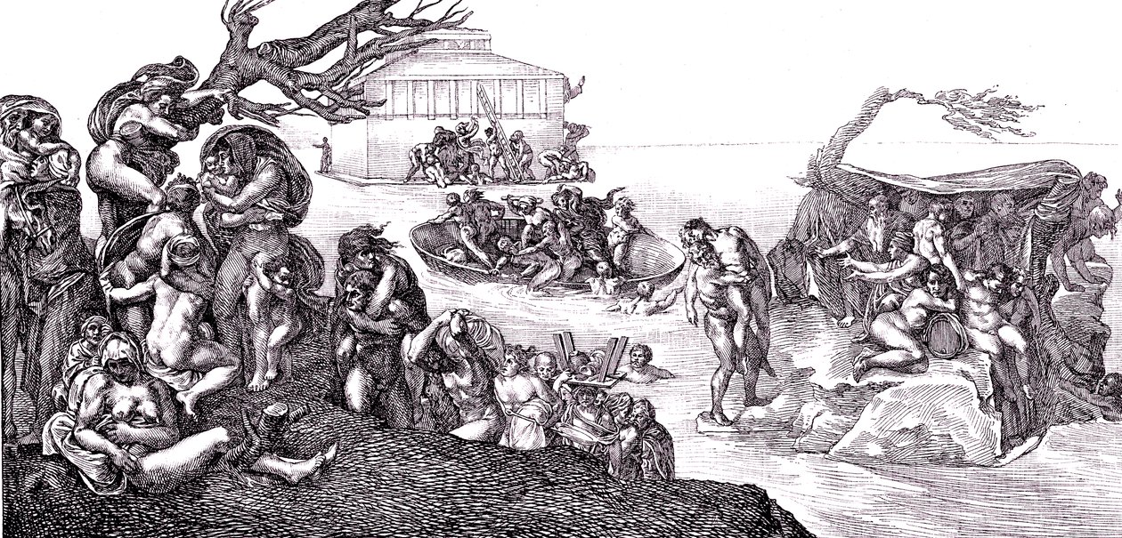 Tulva tekijältä Michelangelo (after) Buonarroti