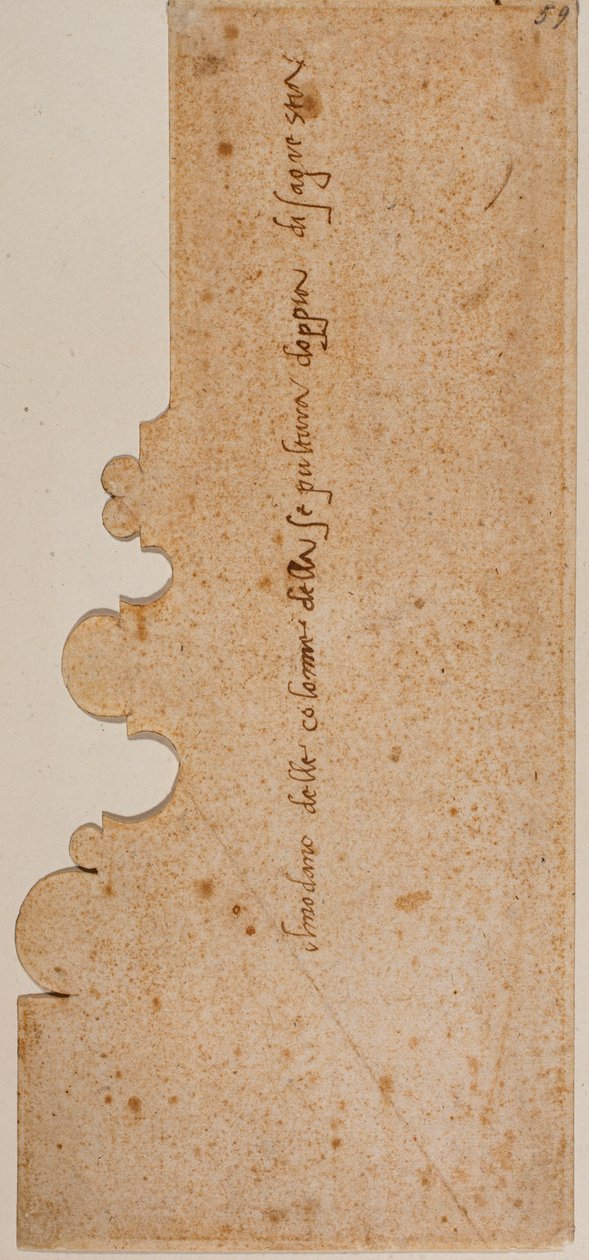 Uuden sakastin pylvään perusprofiili tekijältä Michelangelo Buonarroti
