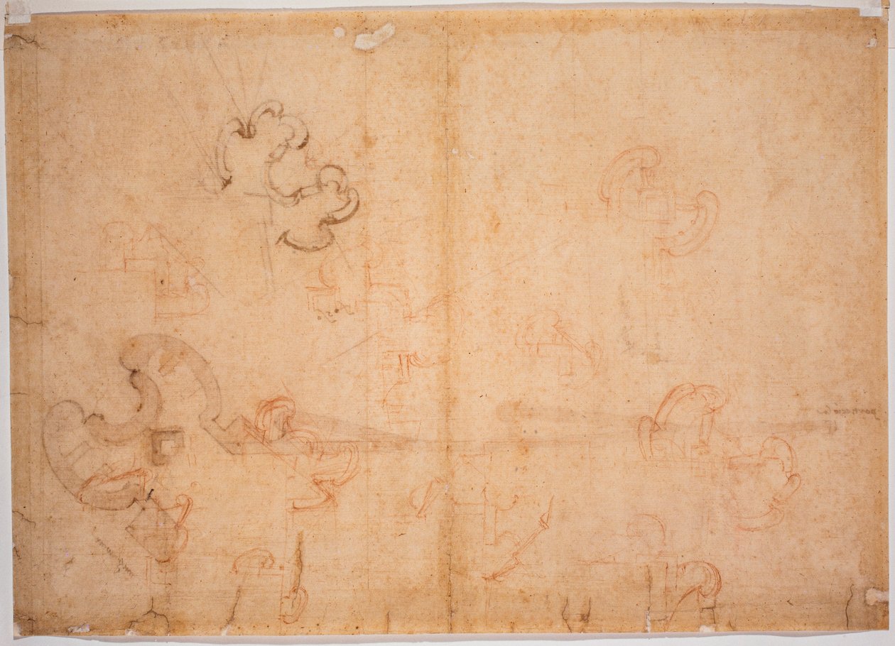 Kulmaportin vahvistussuunnittelu tekijältä Michelangelo Buonarroti