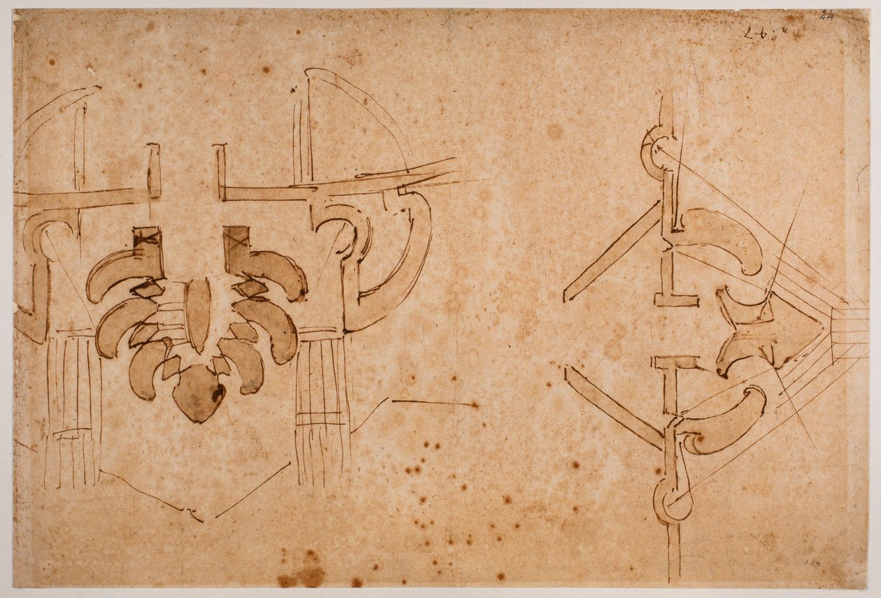 Vahvistustutkimukset porttia varten tekijältä Michelangelo Buonarroti