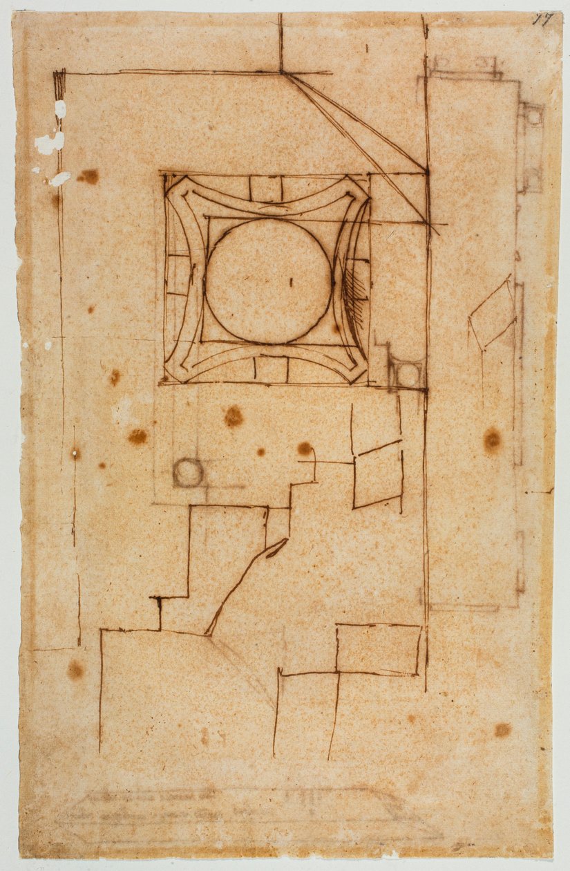 Pääoman vaakasuora osa tekijältä Michelangelo Buonarroti