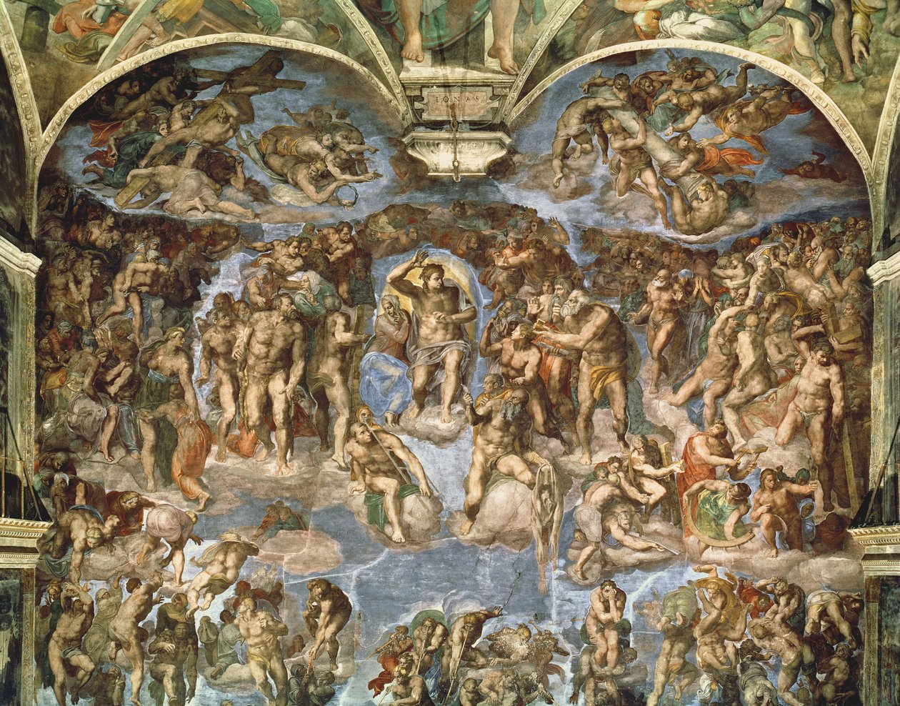 Viimeinen tuomio, Sikstuksen kappelilta tekijältä Michelangelo Buonarroti