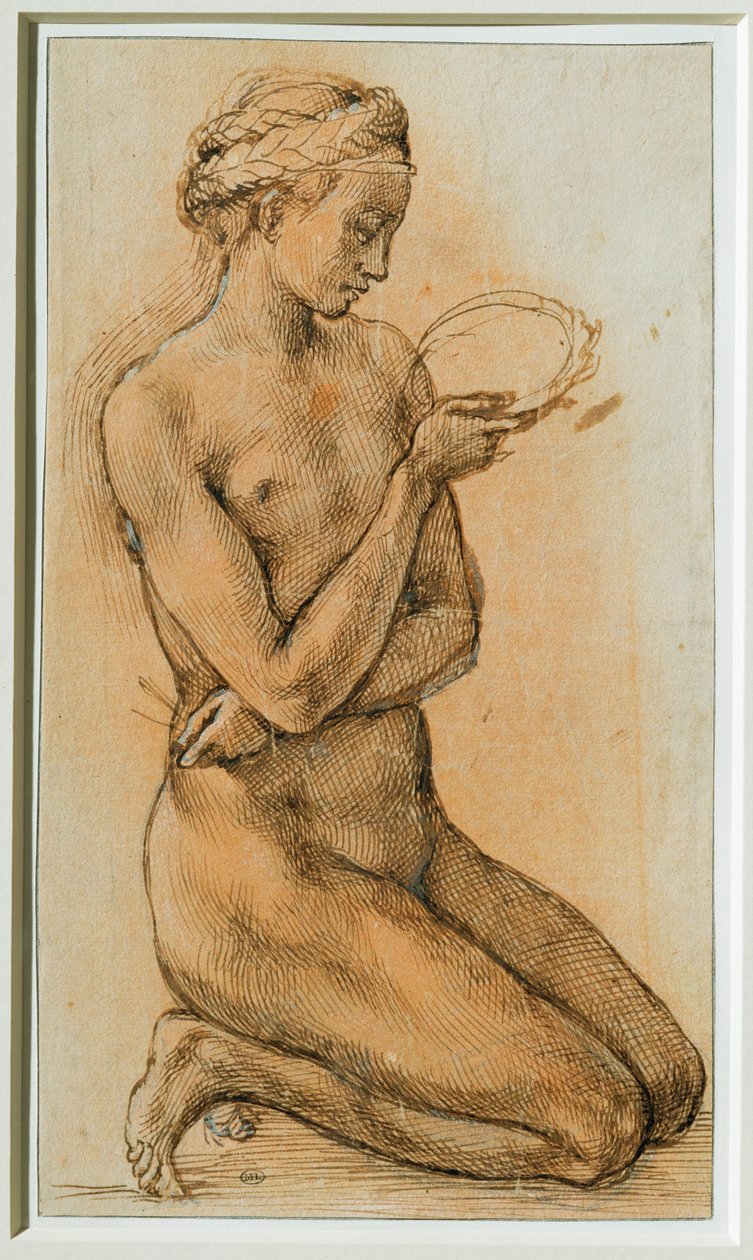 Maria Magdaleena pohtii orjantappurakruunua ... tekijältä Michelangelo Buonarroti