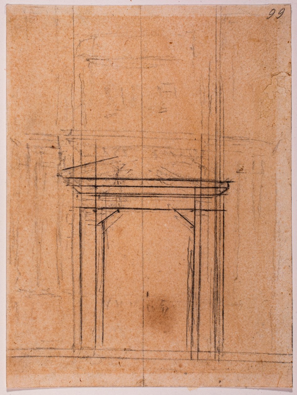 Porta Pia -portaalin luonnokset tekijältä Michelangelo Buonarroti