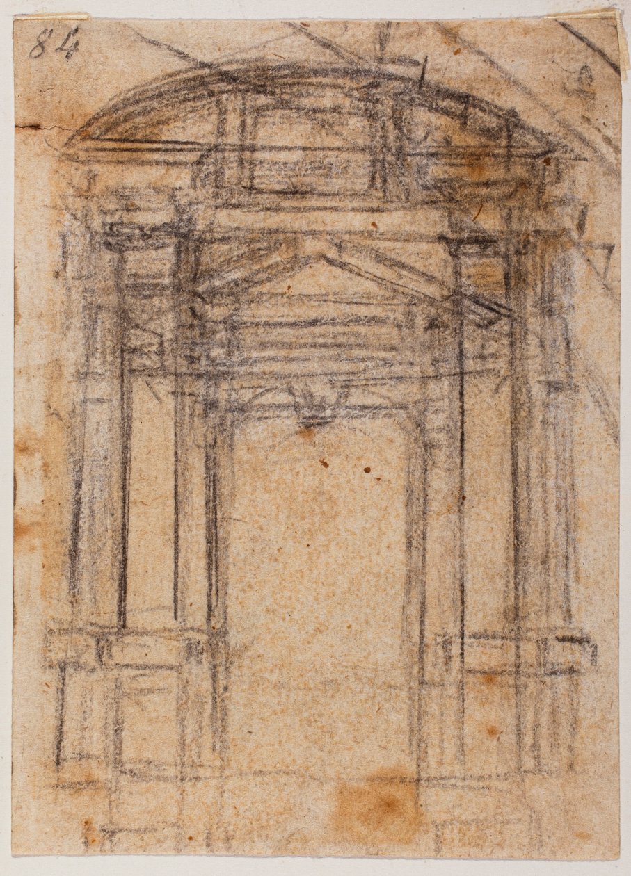 Porta Pia ja Pietarinkirkon kupoli -selvitys tekijältä Michelangelo Buonarroti