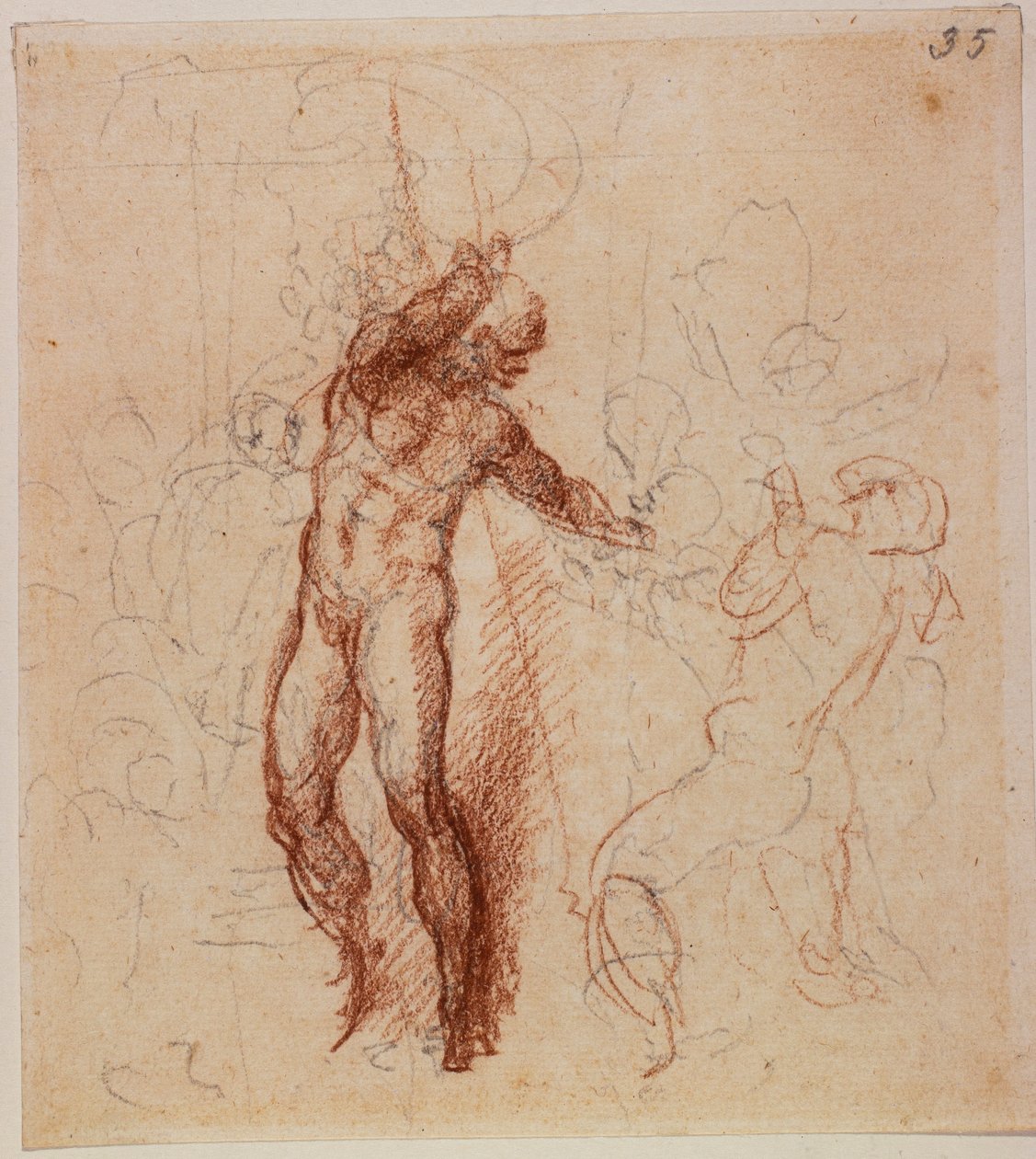 Tutkimus Kristus Limbossa tekijältä Michelangelo Buonarroti