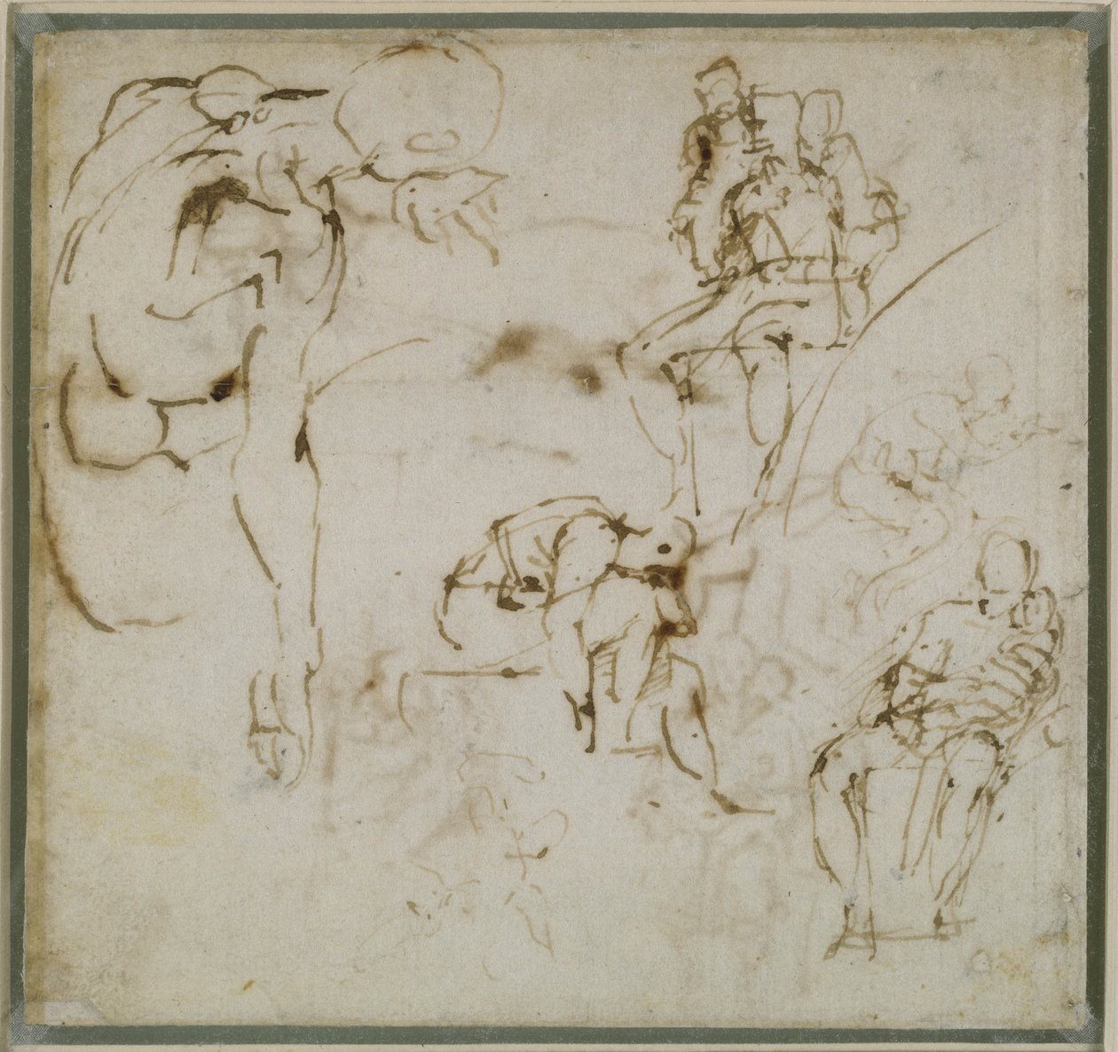 Study of Figures, n. 1511 tekijältä Michelangelo Buonarroti