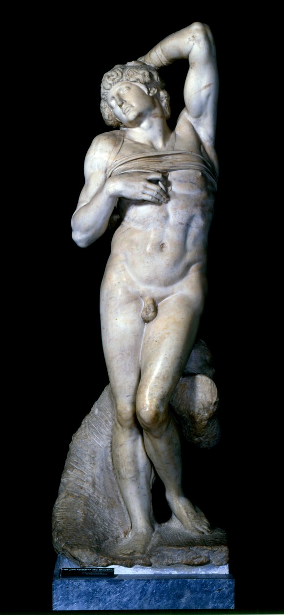 Kuoleva orja, 1513-1515 tekijältä Michelangelo Buonarroti