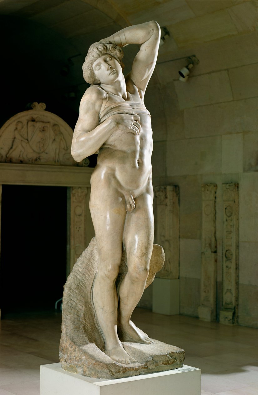 Kuoleva orja, 1513-1515 tekijältä Michelangelo Buonarroti
