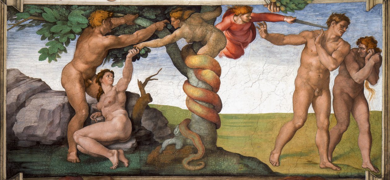 Karkottaminen paratiisista tekijältä Michelangelo Buonarroti