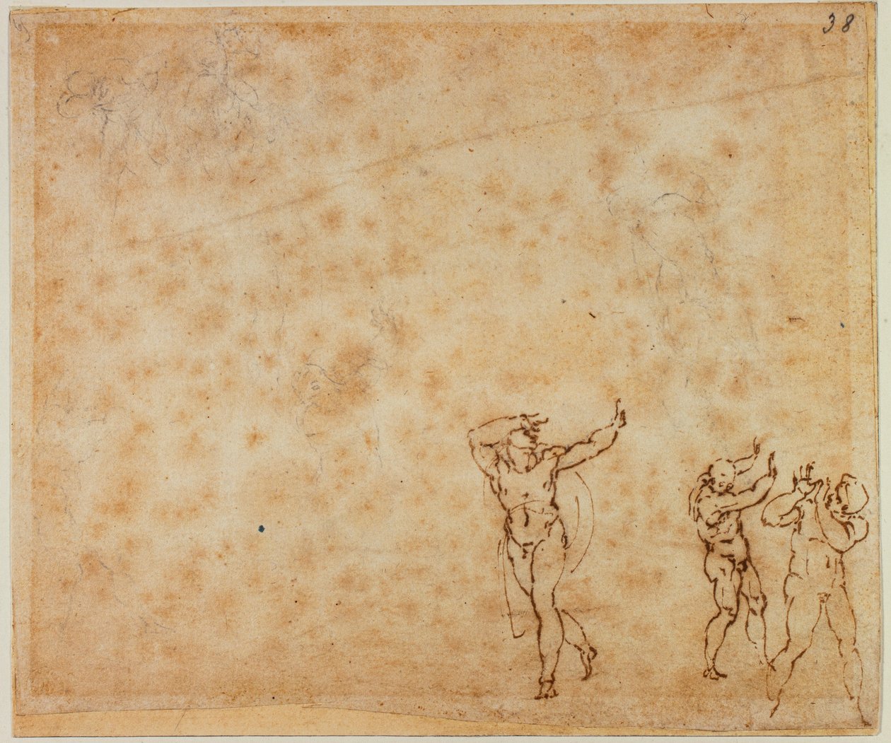 Kolme alastonkuvaa tekijältä Michelangelo Buonarroti