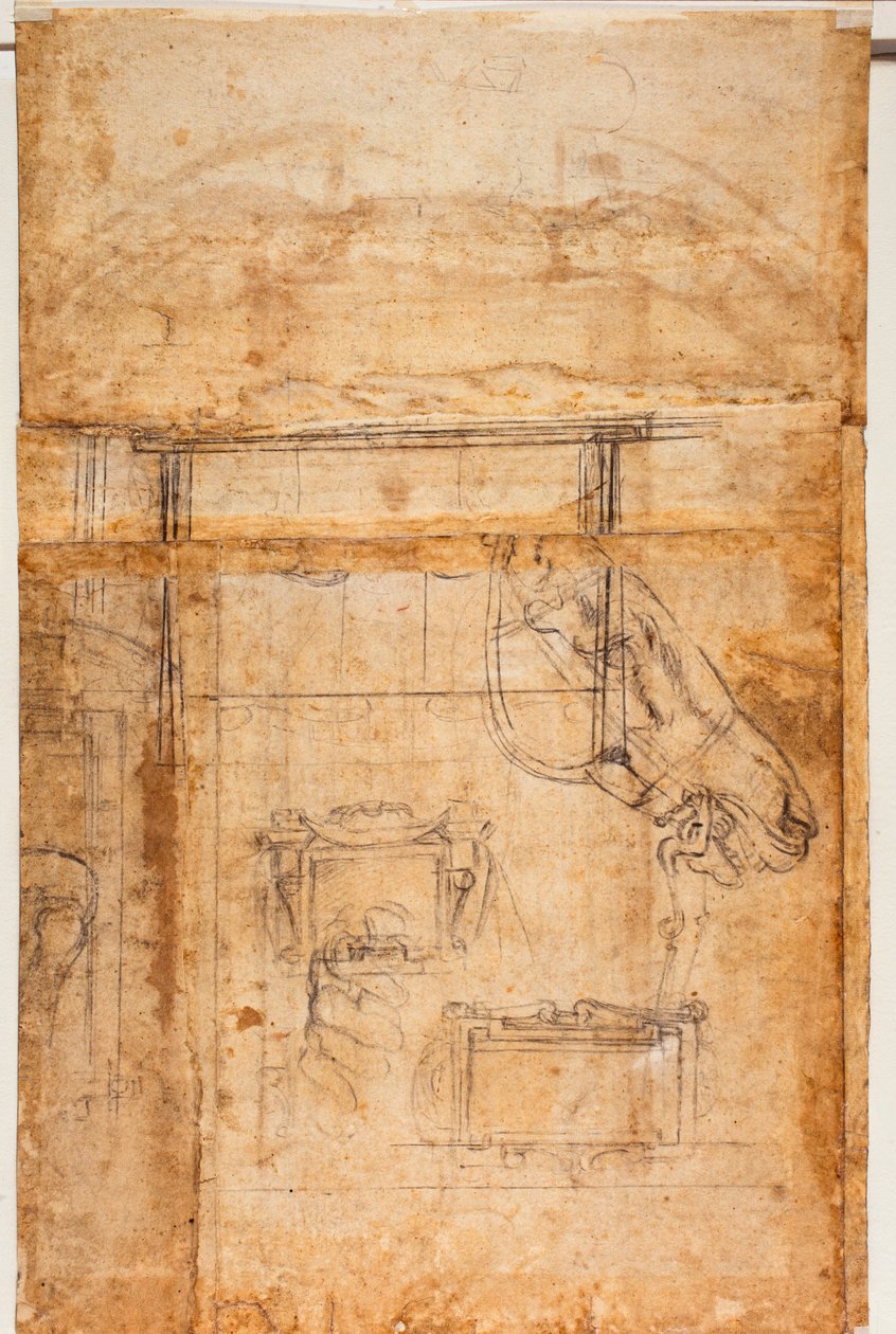 Erilaisia lukuja ja arkkitehtuuria koskevia tutkimuksia tekijältä Michelangelo Buonarroti