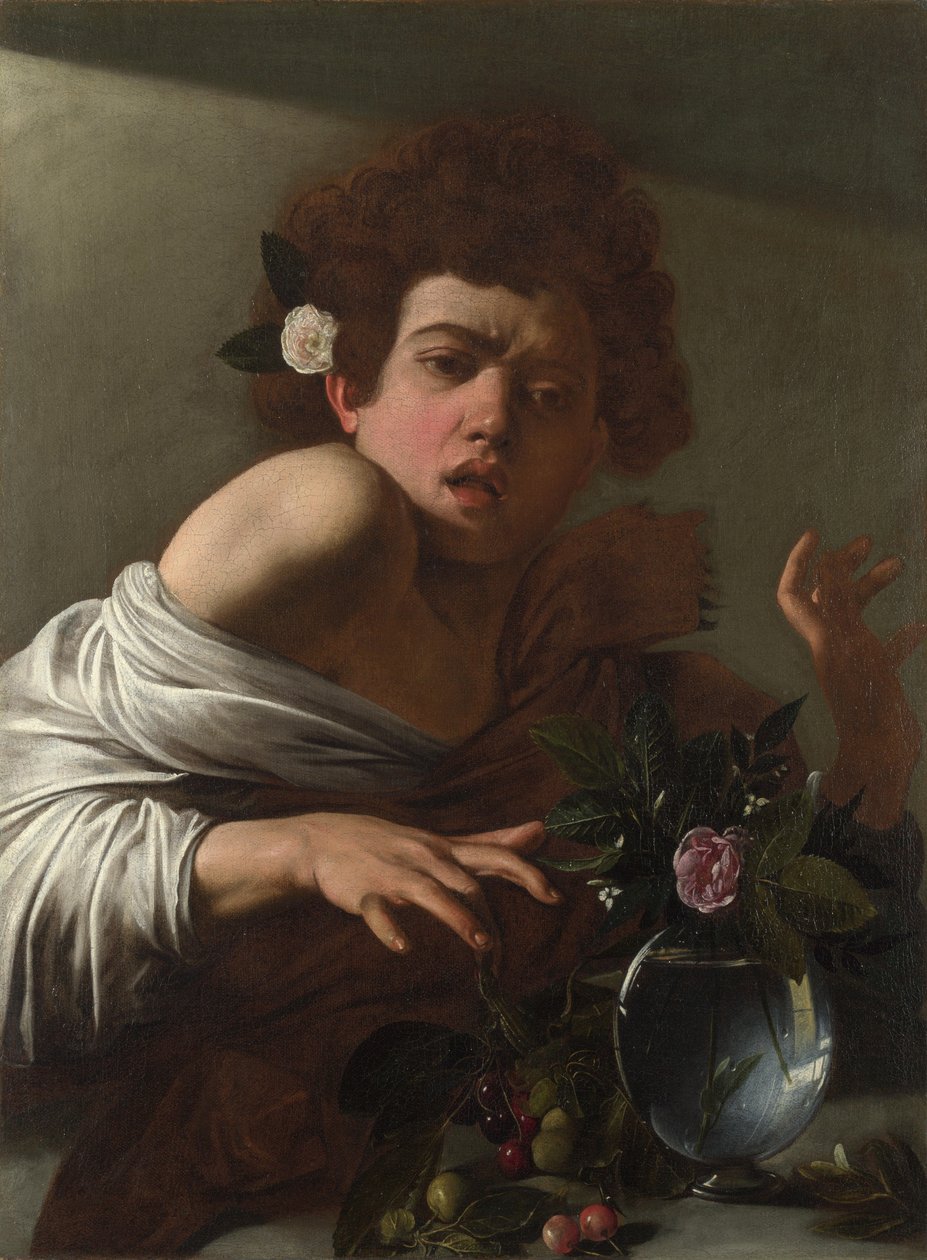 Poika, jota lisko puri, noin 1595 tekijältä Michelangelo Merisi Caravaggio