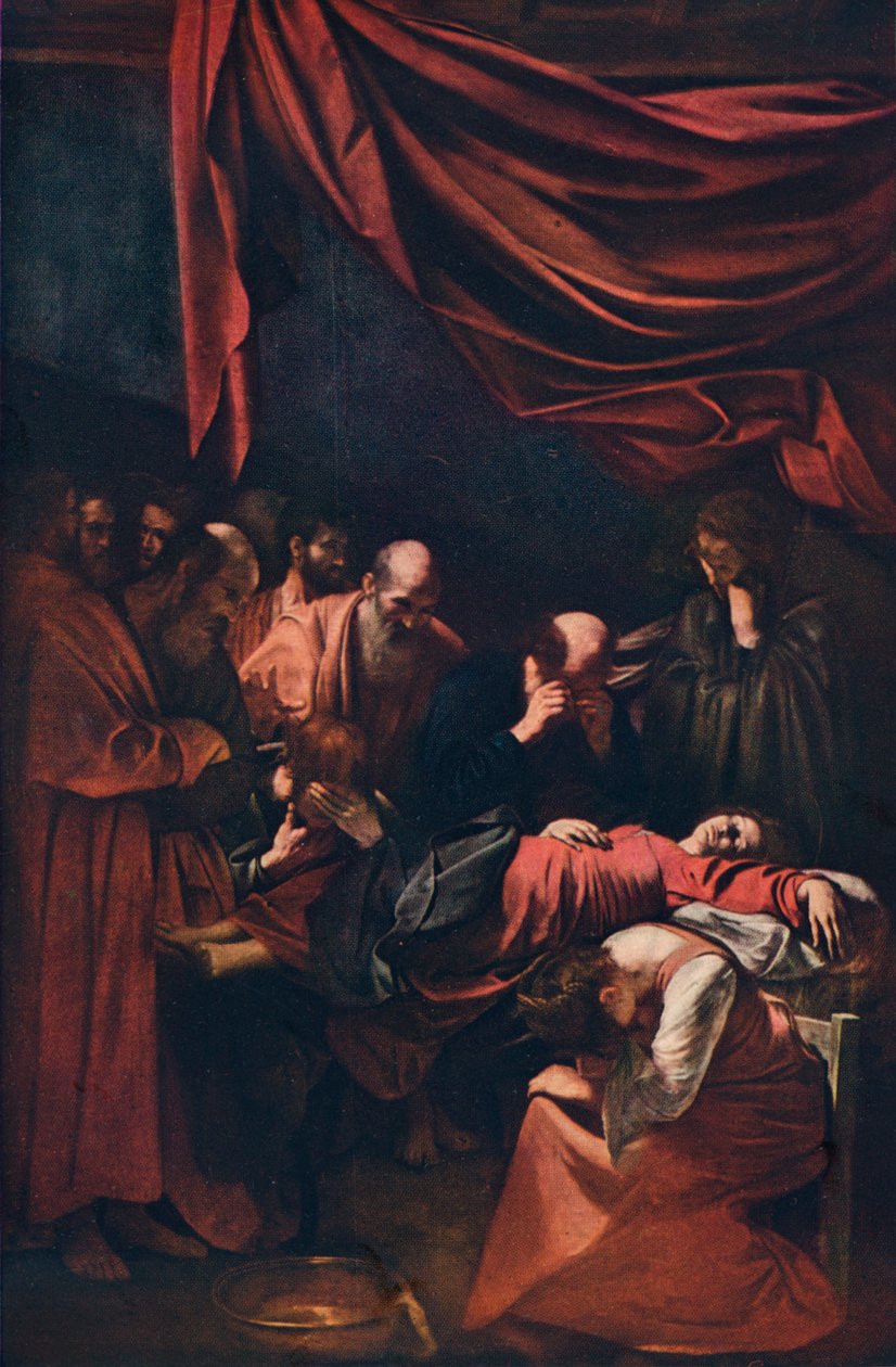 Neitsyen kuolema, 1606 tekijältä Michelangelo Merisi Caravaggio