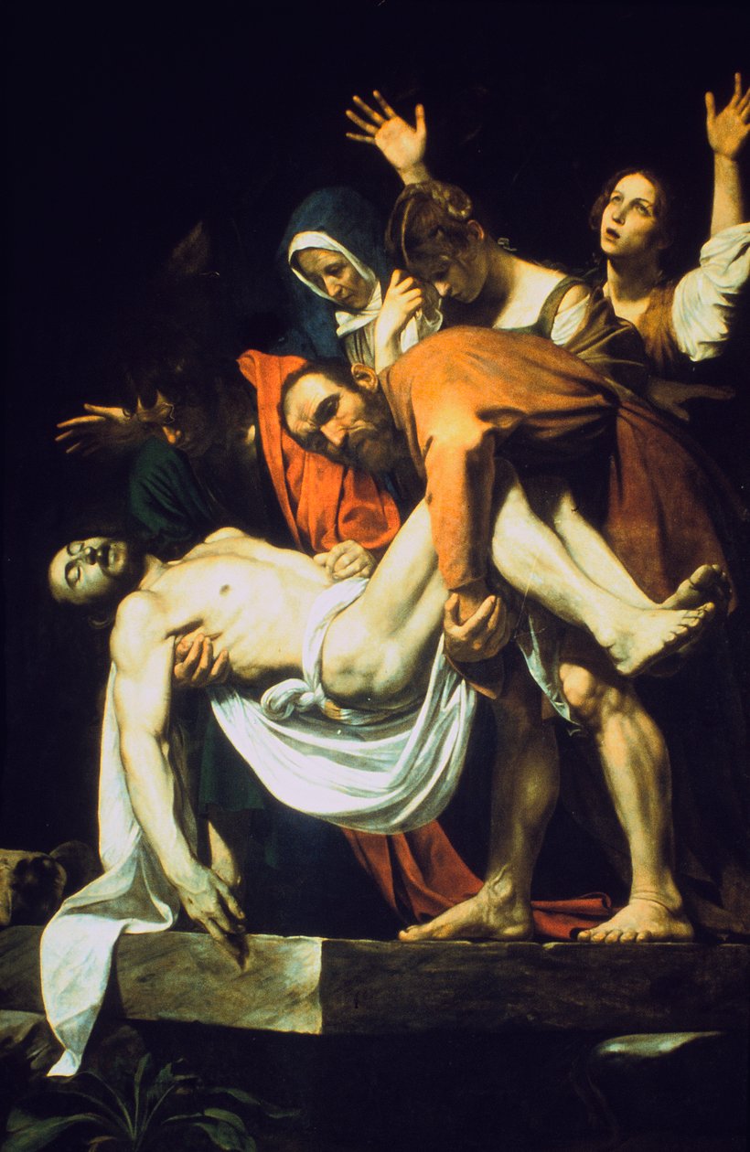 The Laying in the Tomb The DepositionThe Tombment, 1602-16044 tekijältä Michelangelo Merisi Caravaggio