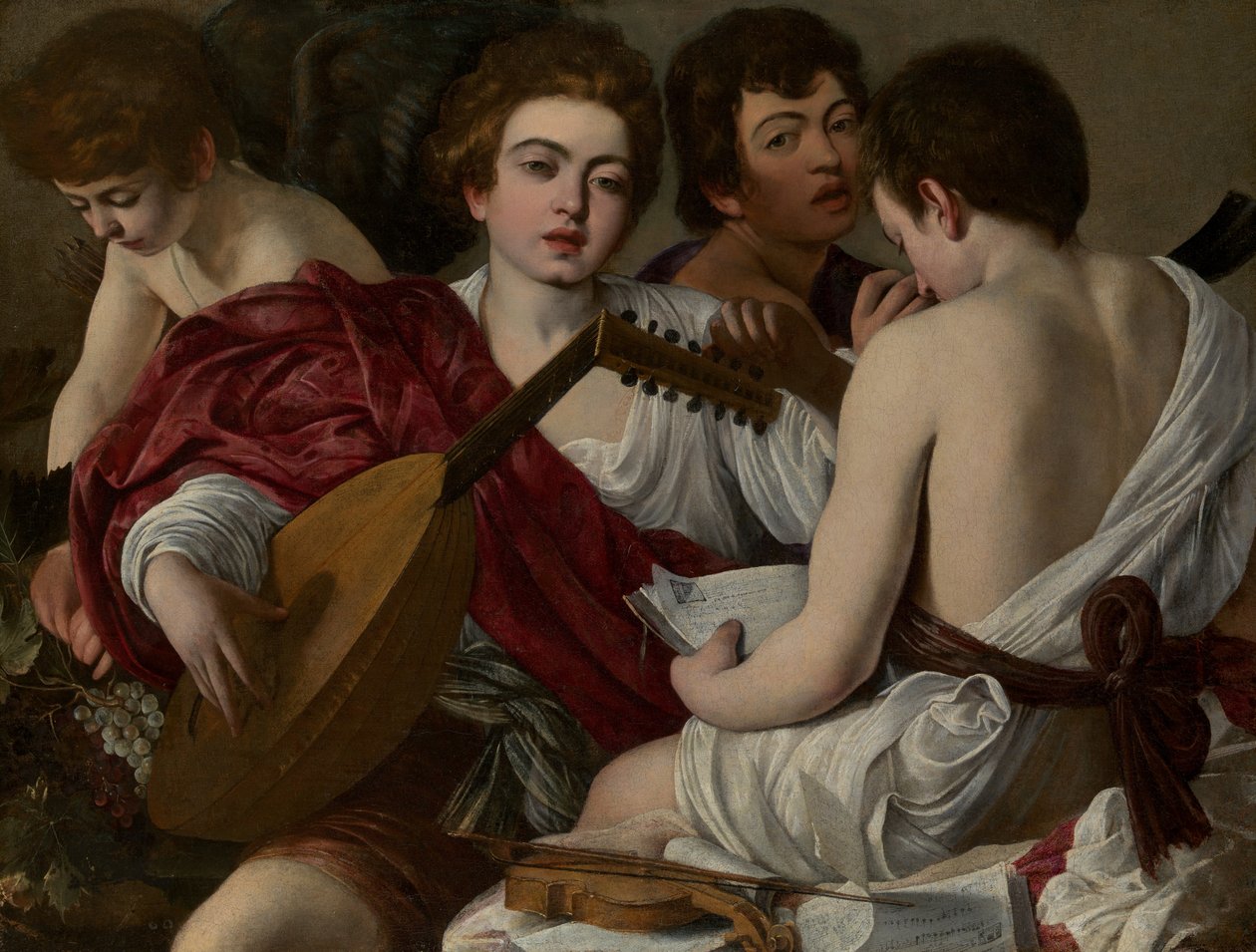 Muusikot, 1597. tekijältä Michelangelo Merisi Caravaggio