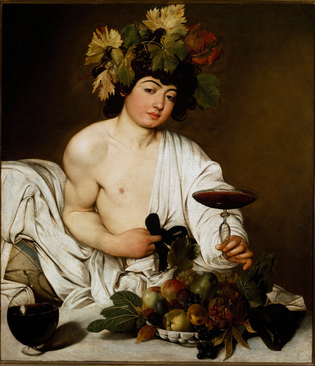 Bacchus tekijältä Michelangelo Merisi da Caravaggio