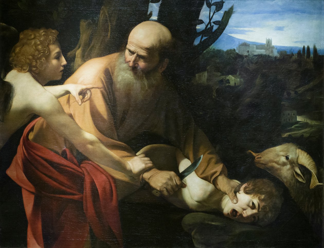 Iisakin uhri tekijältä Michelangelo Merisi da Caravaggio