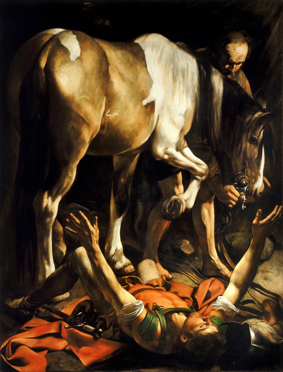 Pyhän Paavalin kääntymys tekijältä Michelangelo Merisi da Caravaggio