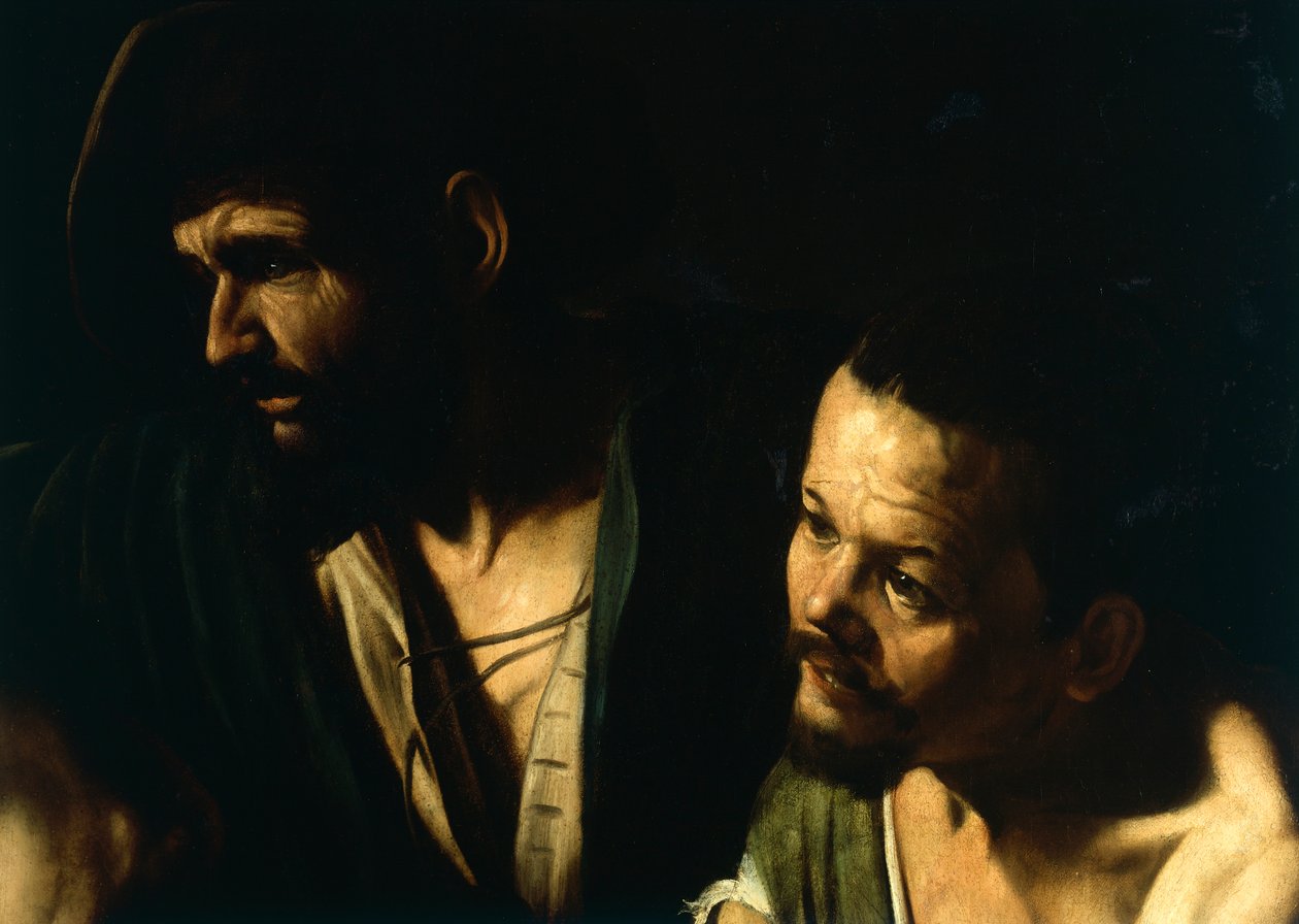 La Flagel·lació de Crist, detall, c.1606 (oli sobre tela)finlandès tekijältä Michelangelo Merisi da Caravaggio