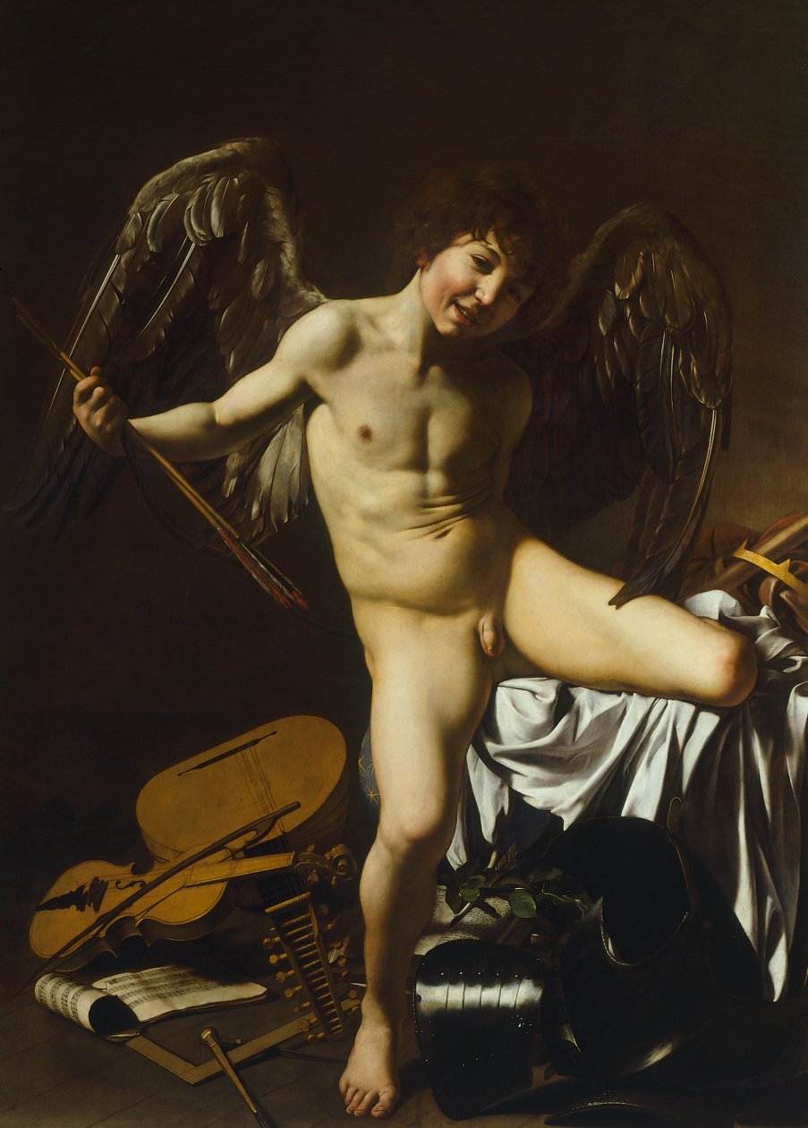 Voittaja Cupidon tekijältä Michelangelo Merisi da Caravaggio