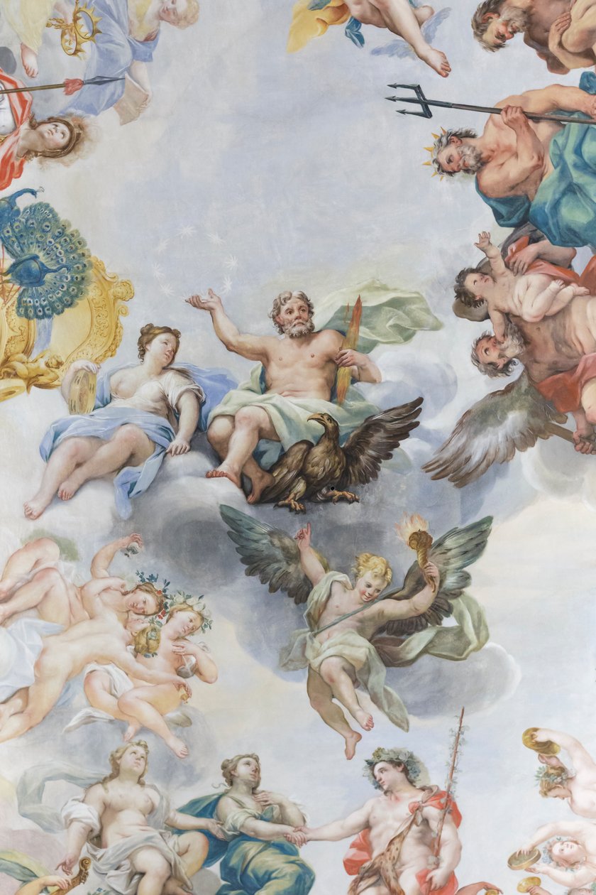 Bacchuksen ja Ariadnen häät, yksityiskohta tekijältä Michelangelo Ricciolini