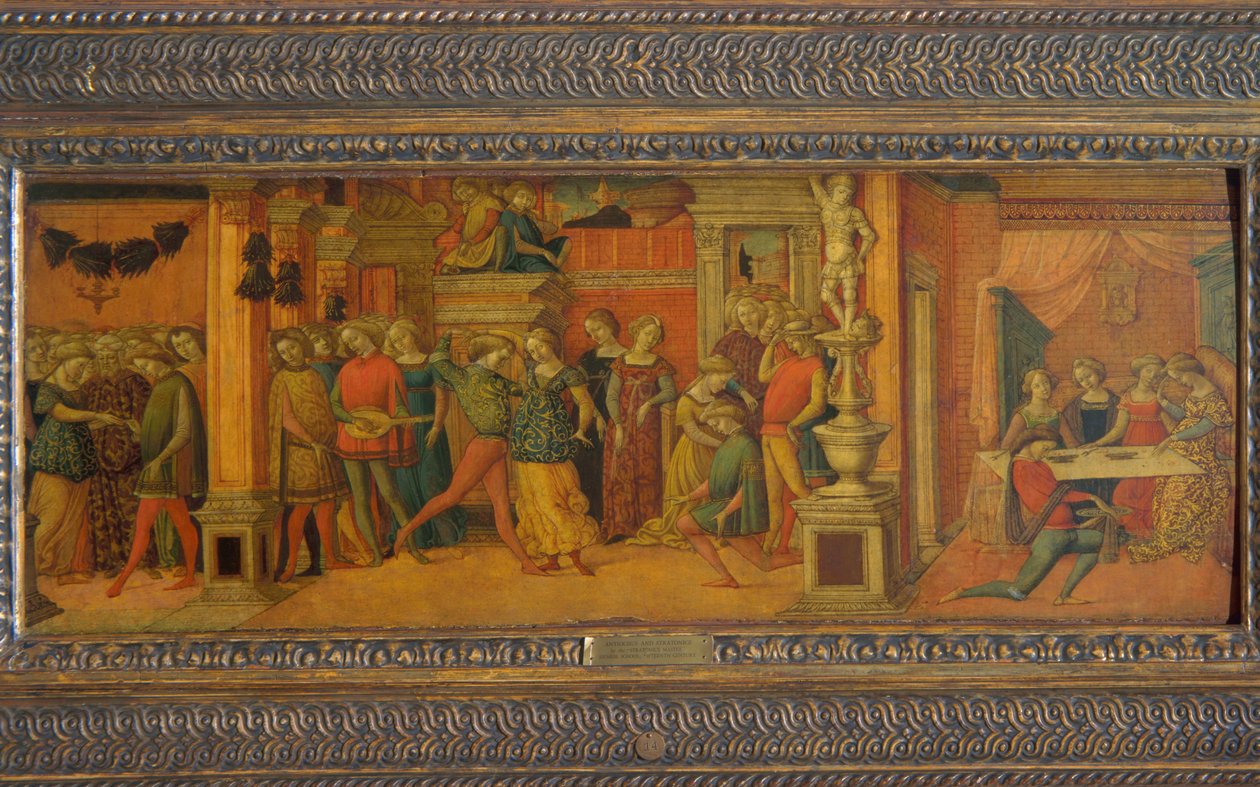 Antiokhos ja Stratonike, noin 1470 (tempera paneelille). tekijältä Michele Ciampanti
