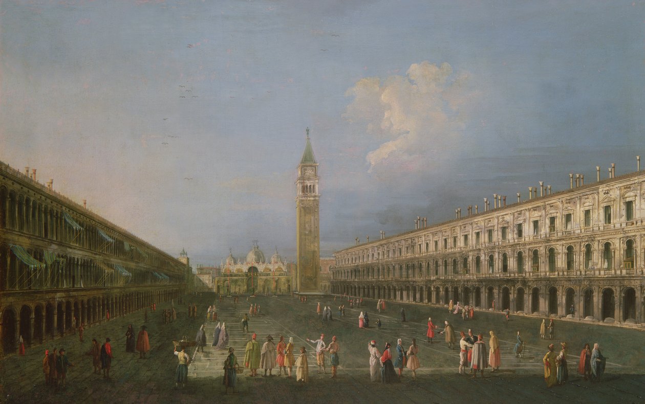 Pyhän Markuksen tori, 1700-luku tekijältä Michele Marieschi