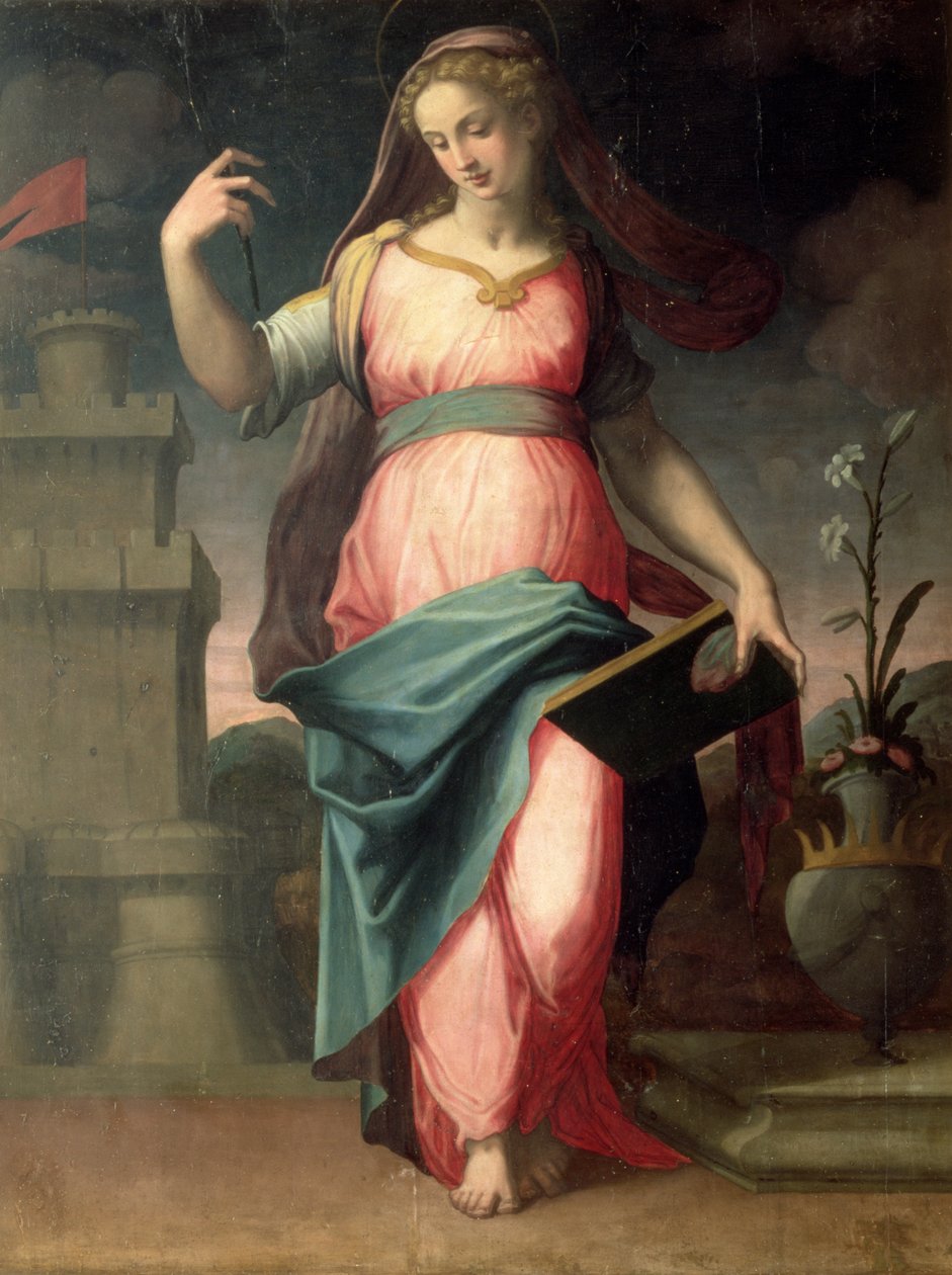 St. Barbara tekijältä Michele di Ridolfo Tosini
