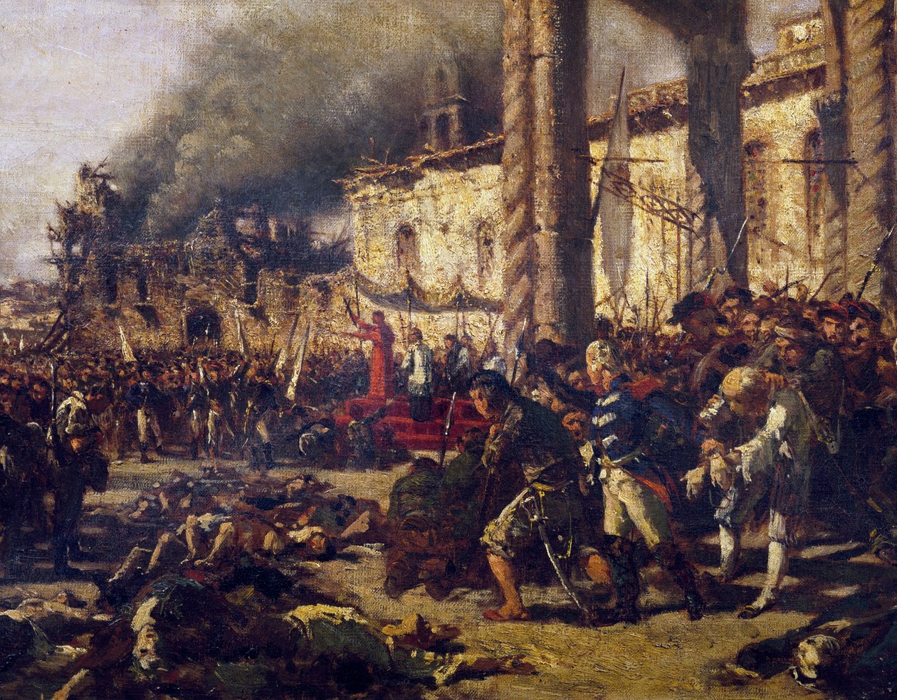Altamura Massacres, Michele Cammarano (1835-1920), Napolin tasavalta, Italia tekijältä Michele Cammarano