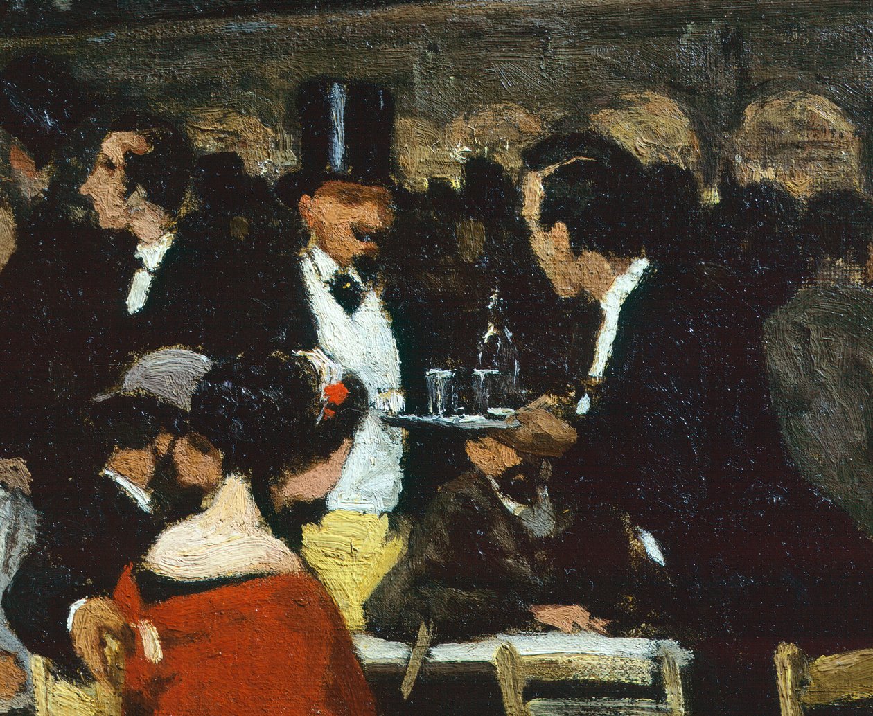 Piazza San Marco, Michele Cammarano, yksityiskohta, 1869 tekijältä Michele Cammarano