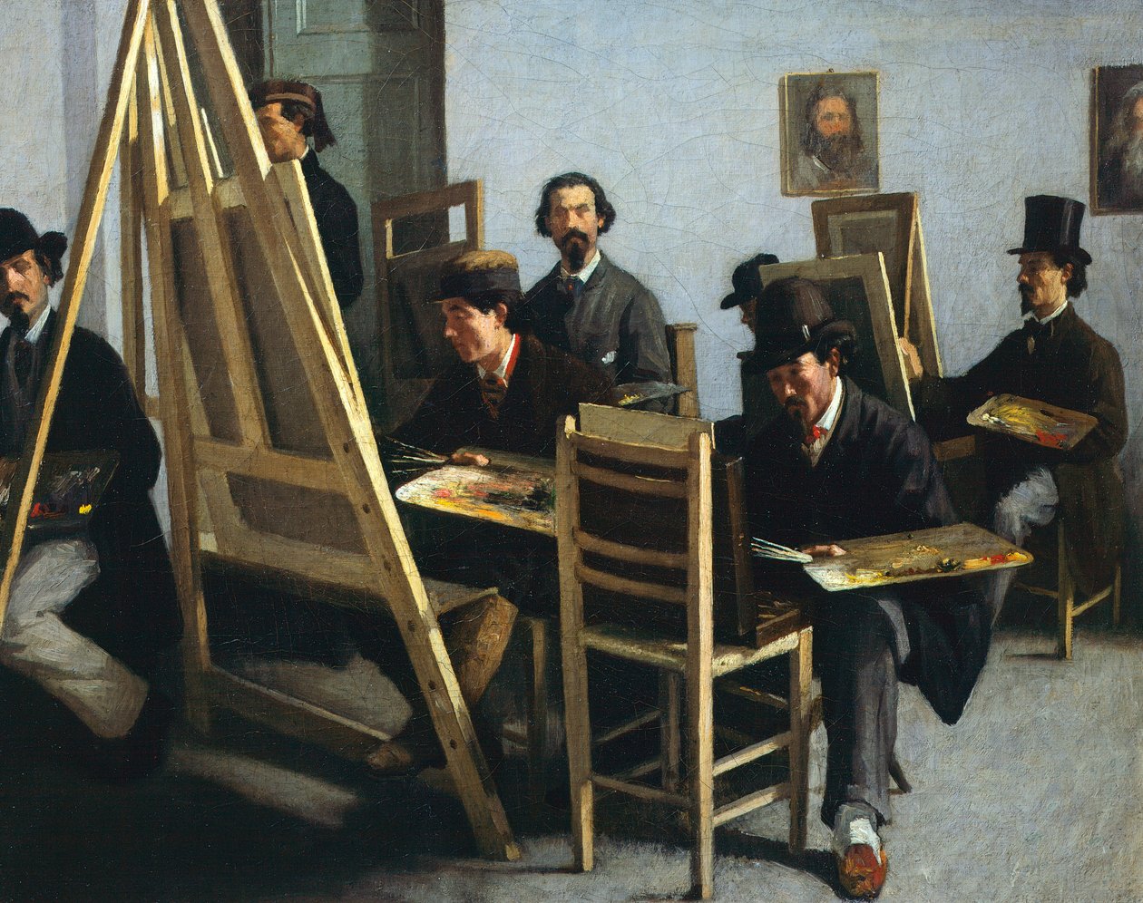 Michele Cammaranon maalauskoulu, noin 1865 tekijältä Michele Cammarano