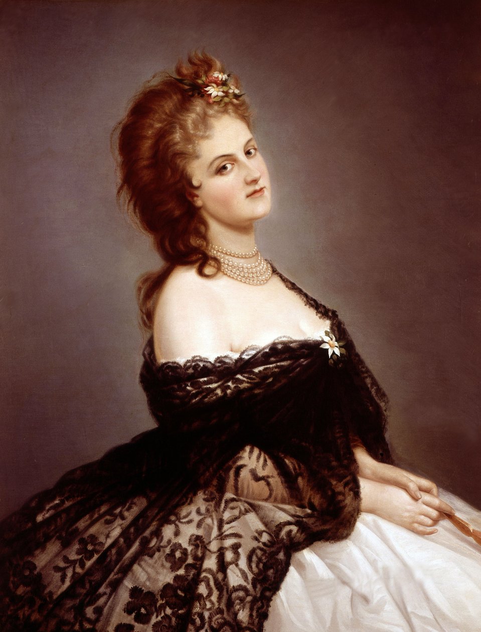 Virginia Oldoini, Castiglionen kreivitär, Pierre-Louis Piersonin valokuvan jälkeen, 1862 tekijältä Michele Gordigiani