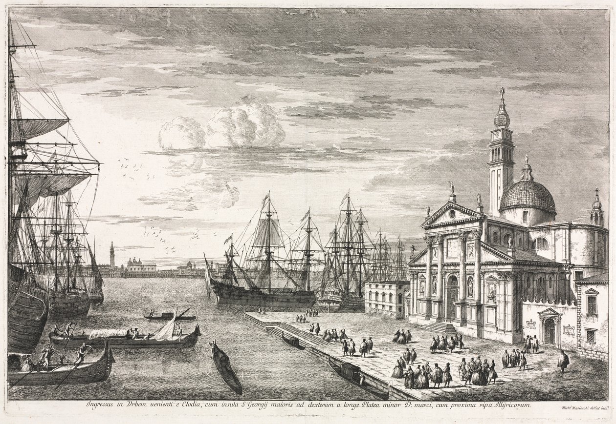 S. Giorgio Maggiore tekijältä Michele Marieschi