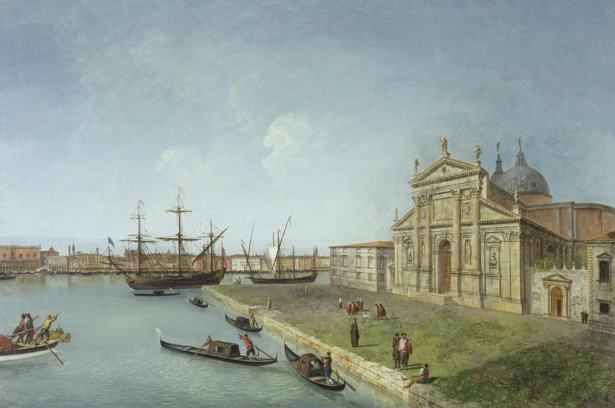 San Marcon allas San Giorgio Maggioresta tekijältä Michele Marieschi
