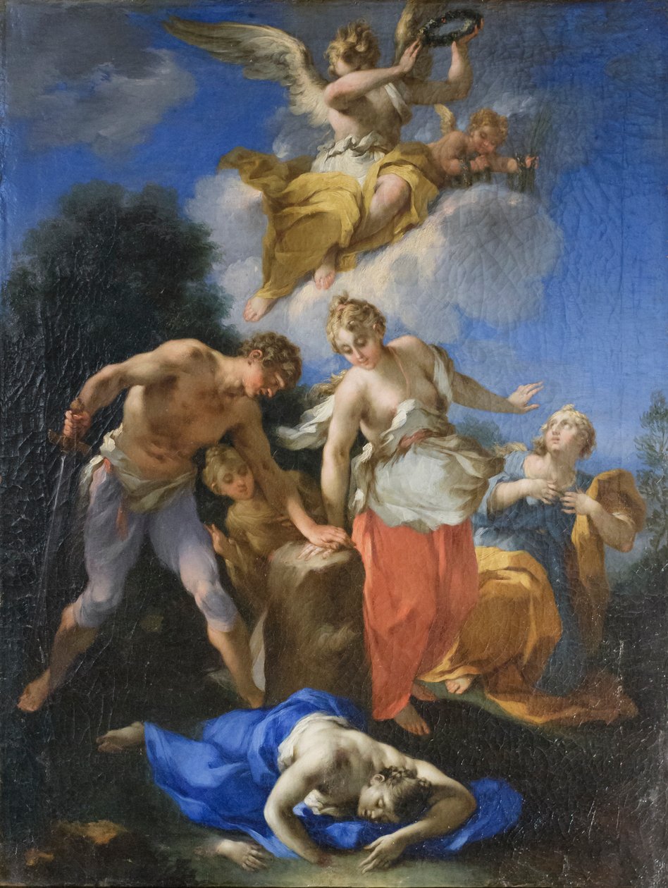 Neitsyiden marttyyrius, 1700-luvun alkupuolisko, Michele Rocca (öljy kankaalle). tekijältä Michele Rocca