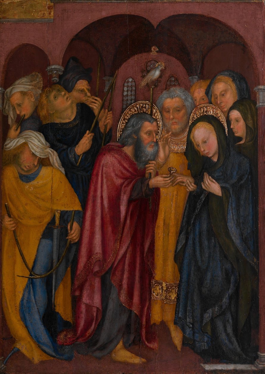 Neitsyen häät, n. 1430. tekijältä Michelino da Besozzo