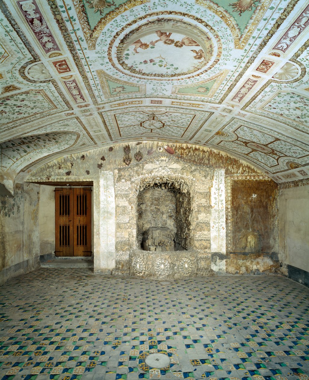 Sisäkuva kellarista, Villa Medicea di Careggi tekijältä Michelozzo di Bartolommeo