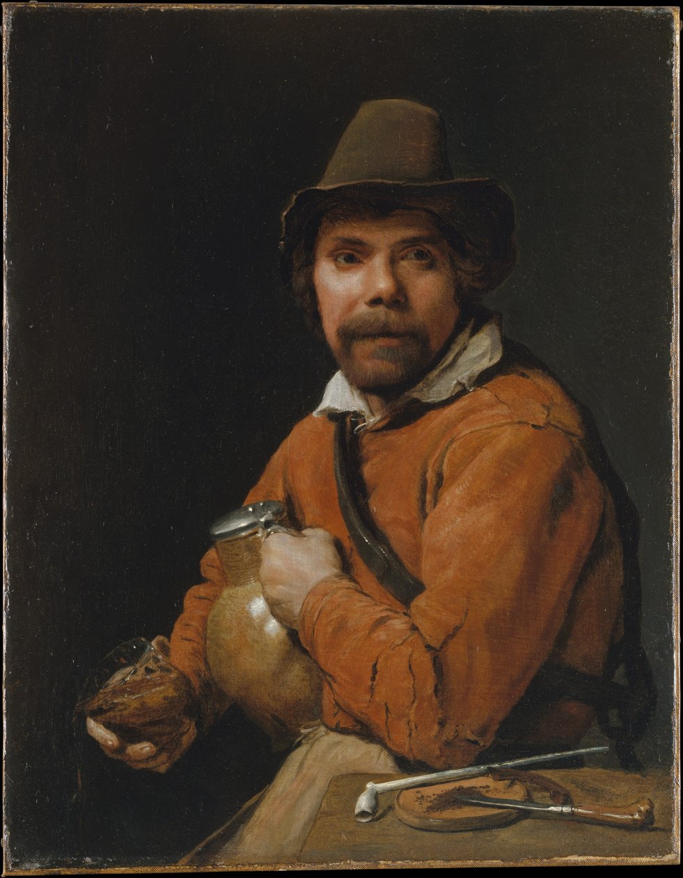 Mies, jolla on kannu tekijältä Michiel Sweerts