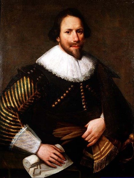 Sotilasarkkitehdin muotokuva (öljy kankaalle) tekijältä Michiel Jansz. van Miereveld