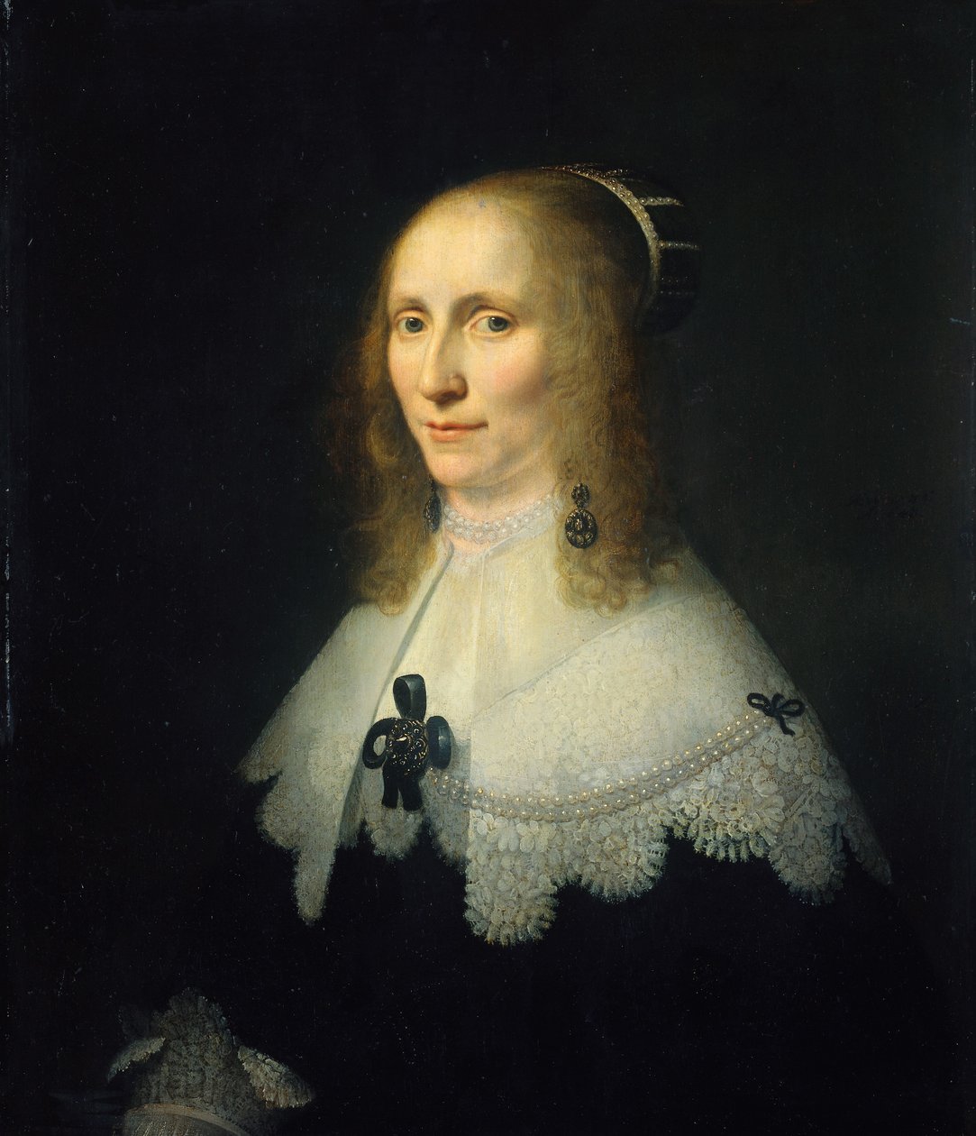 Cornelia Tedingh van Berckhoutin (1614-80) muotokuva tekijältä Michiel Jansz van Mierevelt (copy after)